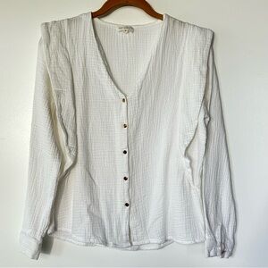 Season Long Sleeve White Top